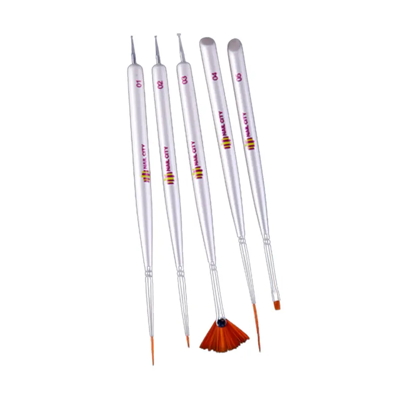 PINCEL MANO ALZADA KIT/5 PZAS